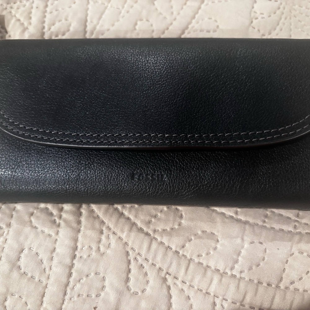 Fossil Black Leather Wallet
